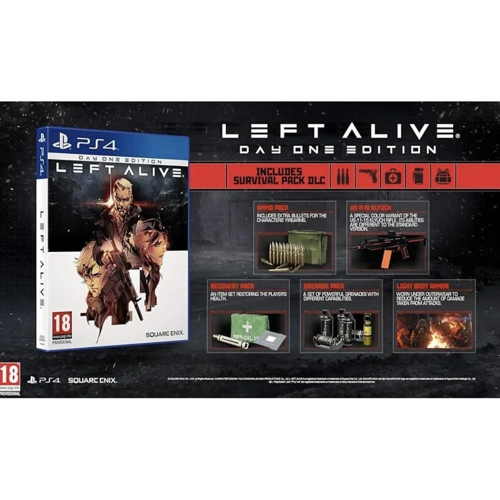 Left Alive - Sony PlayStation 4 Factory Sealed